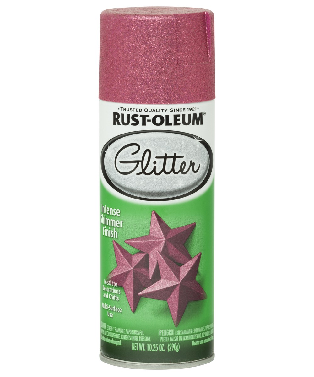 Add Full Coverage Sparkle with Rust-Oleum Glitter Spray Paint 