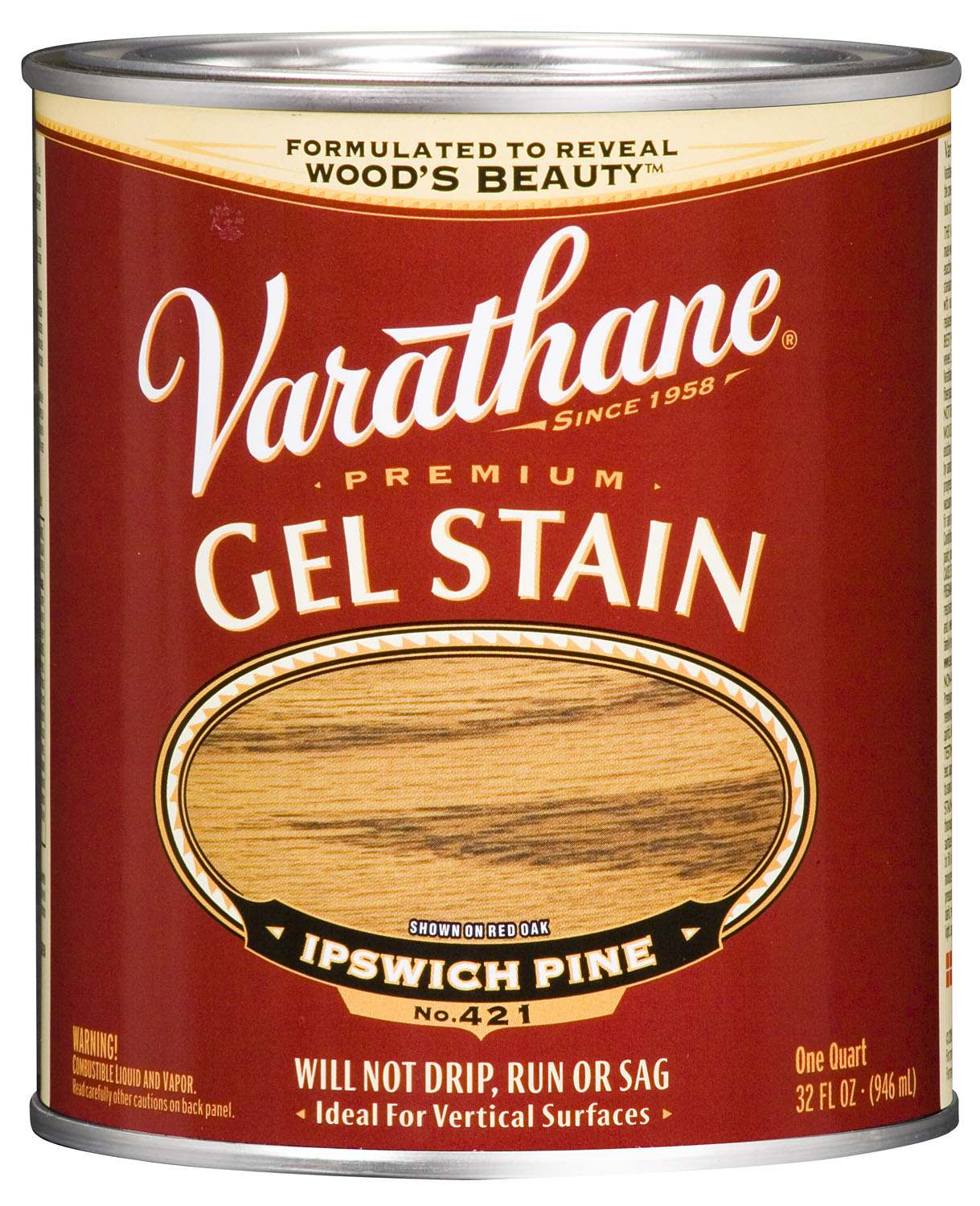 VARATHANE 224455H 1Quart Ipswich Pine Premium Gel Stain at Sutherlands