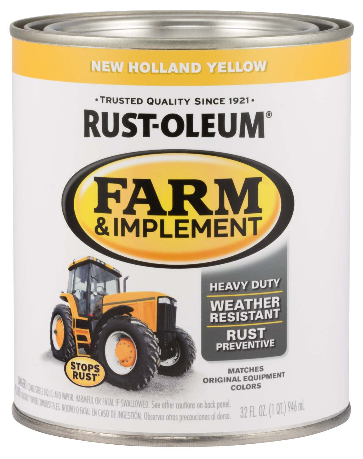 RUST OLEUM 280158 1 Quart New Holland Yellow Brush On Paint At Sutherlands   6592968 Ep 1528922500 0 