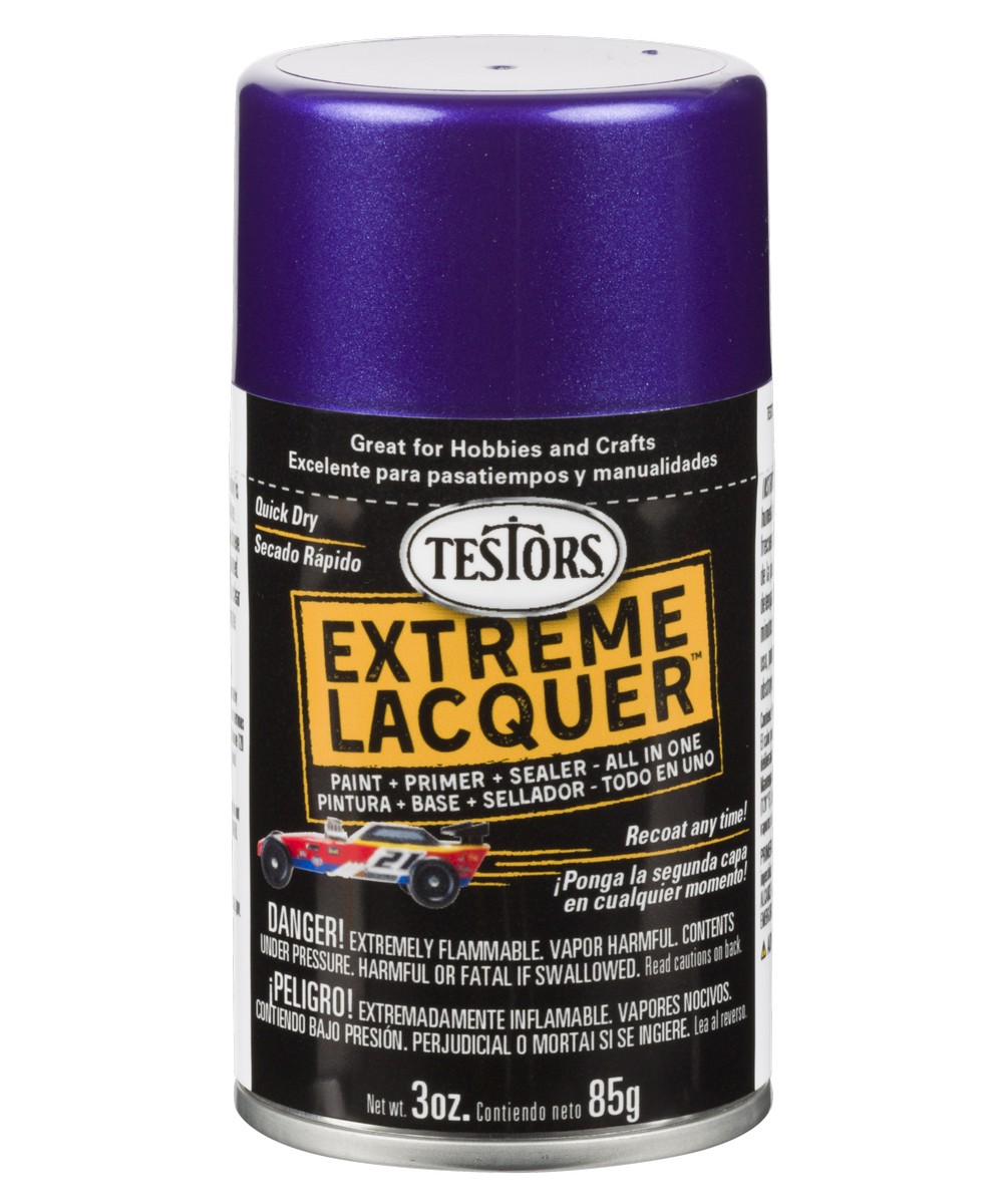TESTORS 1842MT 3Ounce Gloss PurpleLicious Extreme Lacquer Spray at