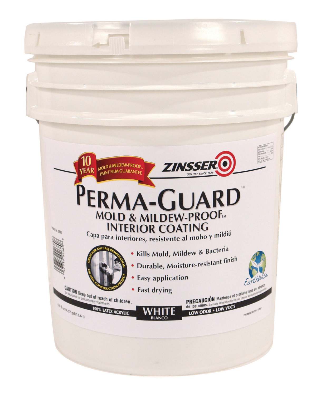 ZINSSER 2680 5Gallon PermaGuard Mold And Mildew Proof Sealer at