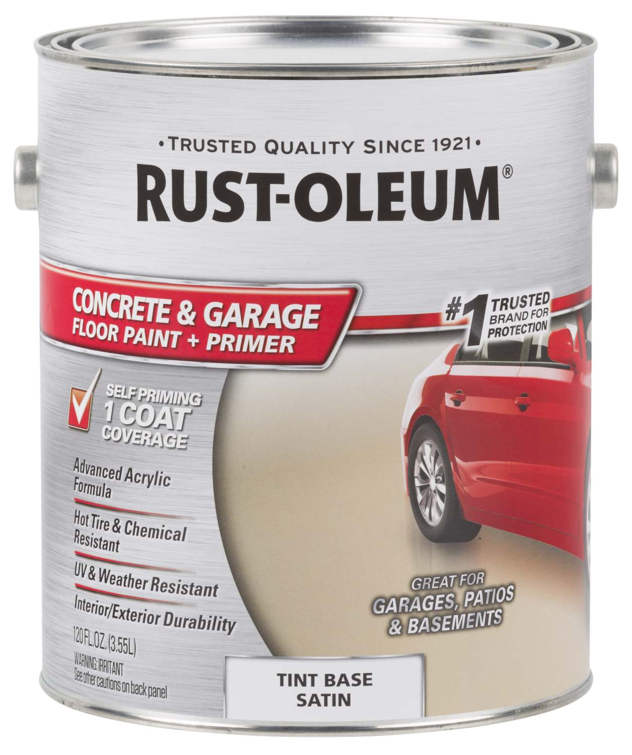 RUSTOLEUM® 225381 1Gallon Tint Base Concrete And Garage Floor Paint