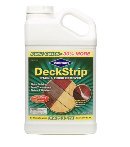 WOLMAN 14446 1Gallon Deck Strip Stain And Finish Remover at Sutherlands