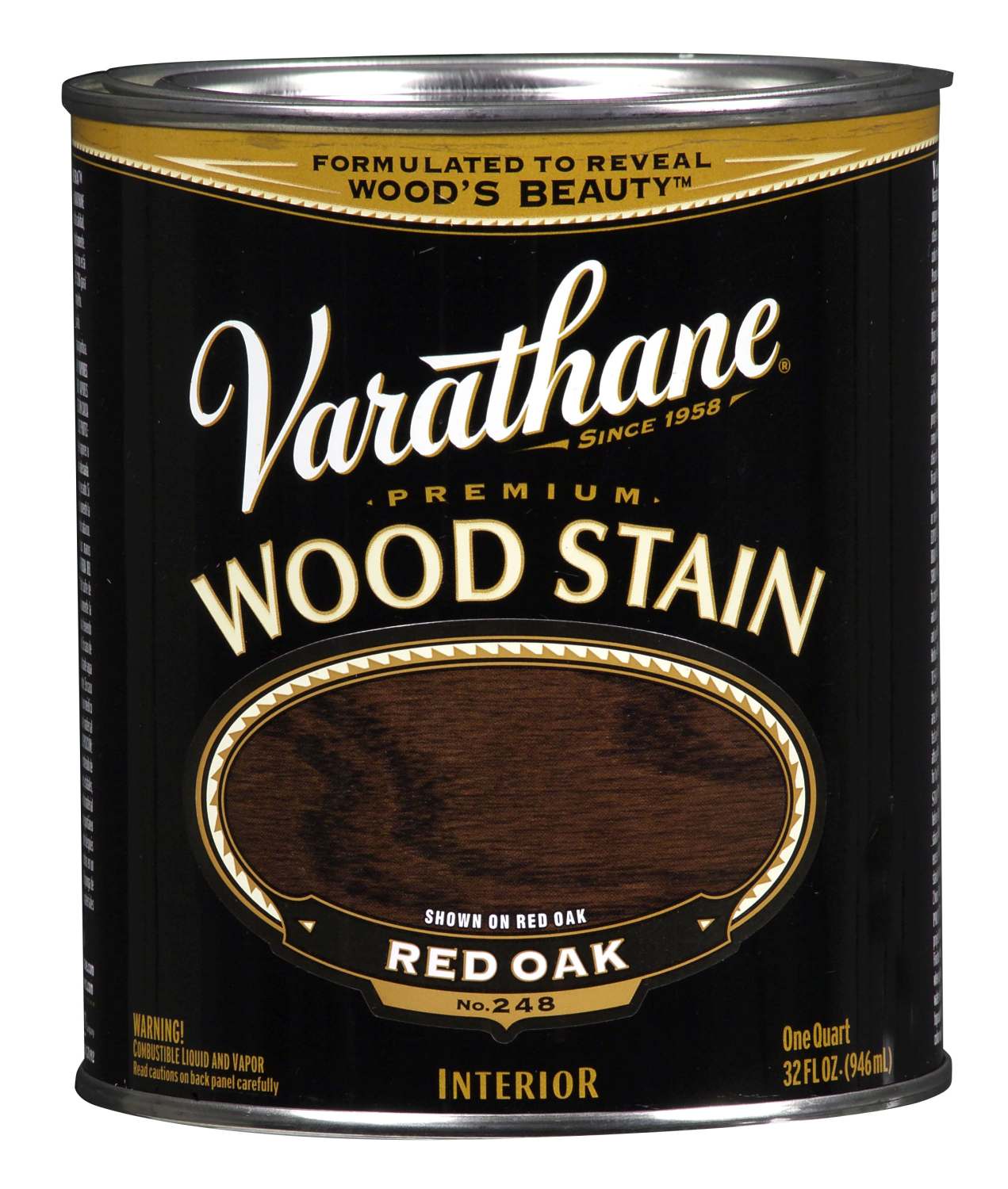 VARATHANE 211723H 1-Quart Red Oak Premium Wood Stain at Sutherlands