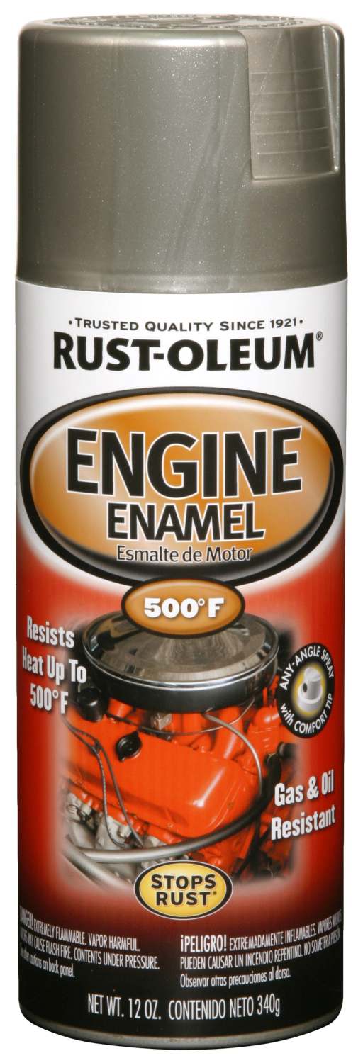 Rust Oleum 248949 11 Ounce Semi Gloss Aluminum Engine Enamel Spray Paint At Sutherlands - Rustoleum Engine Paint Colors