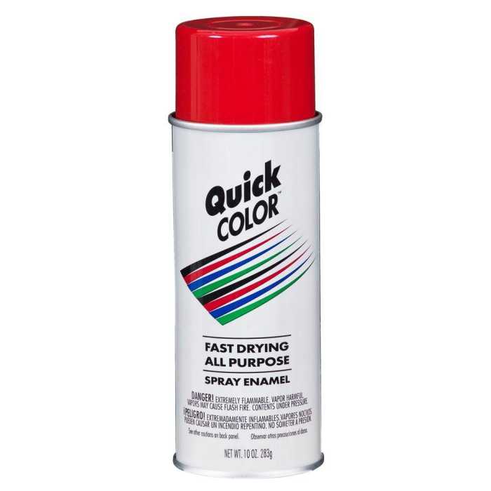 RustOleum Quick Color J2855830 10Ounce Gloss Red Spray Paint at