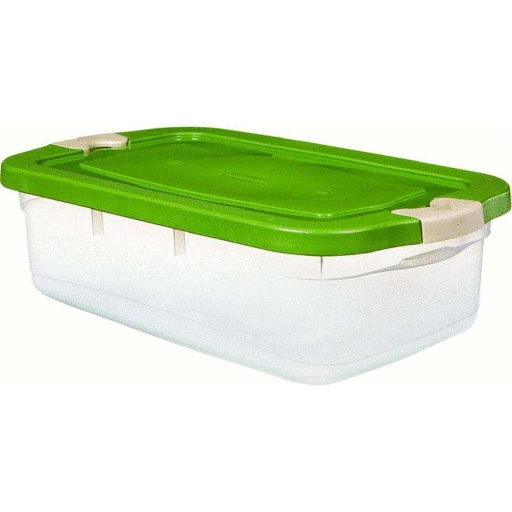 rubbermaid roughneck clear tote