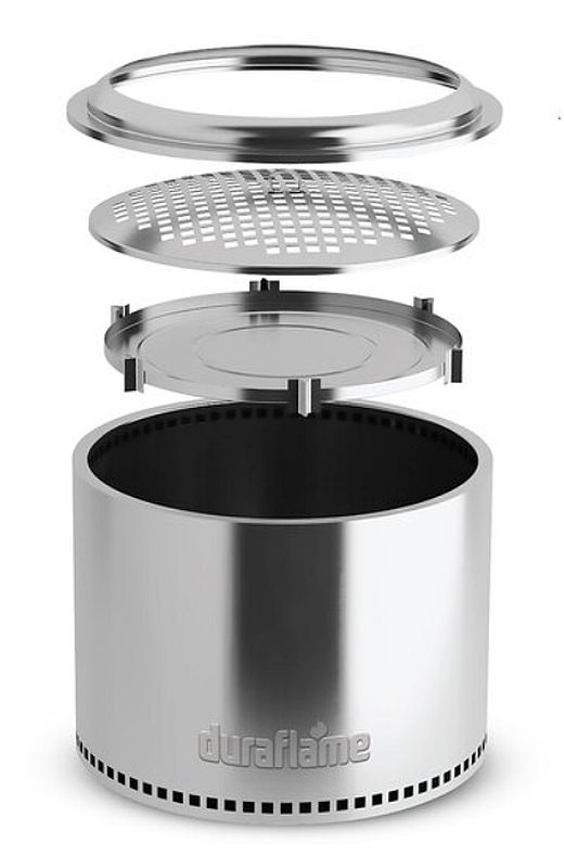 DURAFLAME DUFL19.5 19.5Inch Stainless Steel Smokeless Fire Pit at