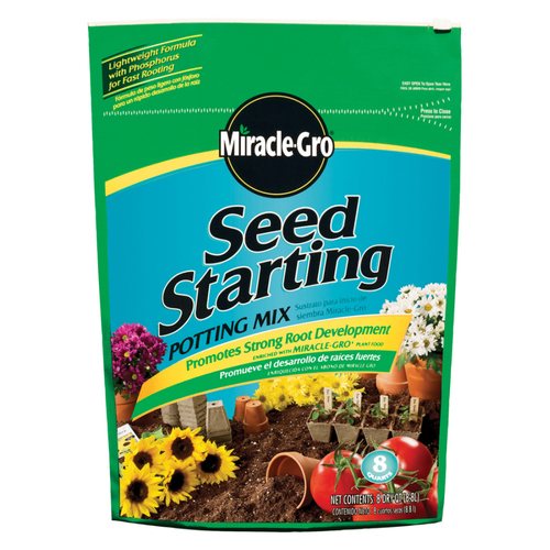 Miracle Gro 75078500 8Quart Seed Starting Potting Mix at Sutherlands
