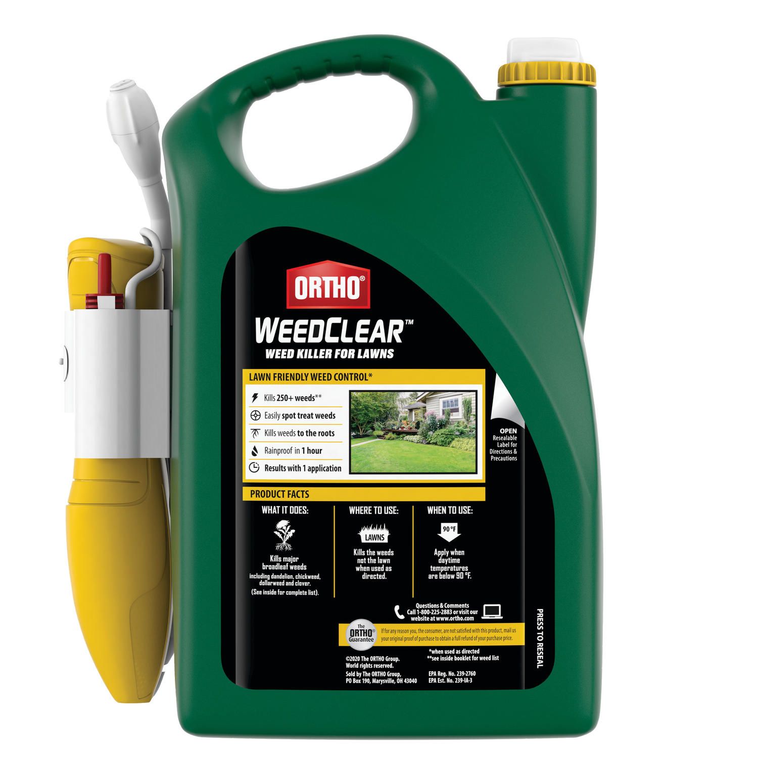 Ortho OR0204510 1Gallon ReadyToUse Wand Weedclear Lawn Weed Killer