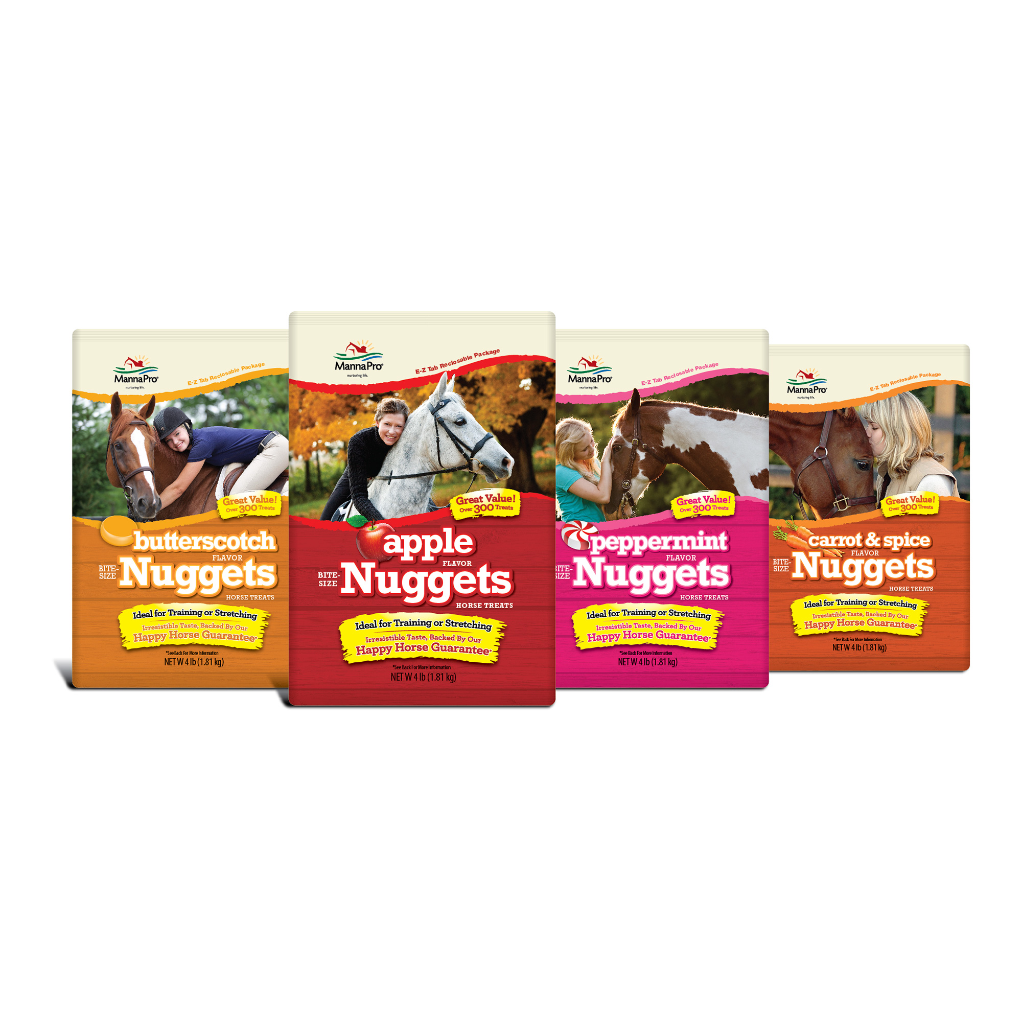 Manna Pro 704202 4Pound Apple BiteSize Nugget Horse Treats at Sutherlands