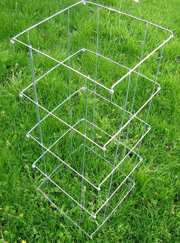 Midwest Wire Works 8400X 40-Inch 8 Leg Square Galvanized Steel Heavy ...