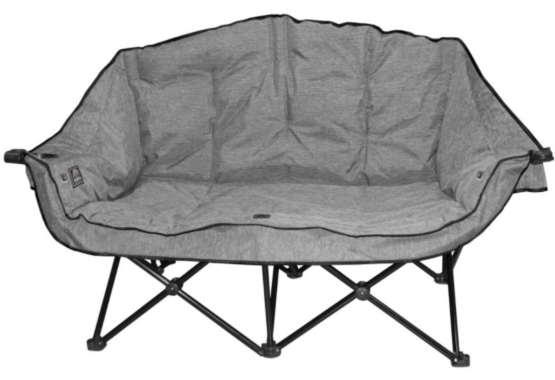 KUMA OUTDOOR GEAR 849KMBBHDCHG Heather Gray Bear Buddy Heated Double Chair at Sutherlands