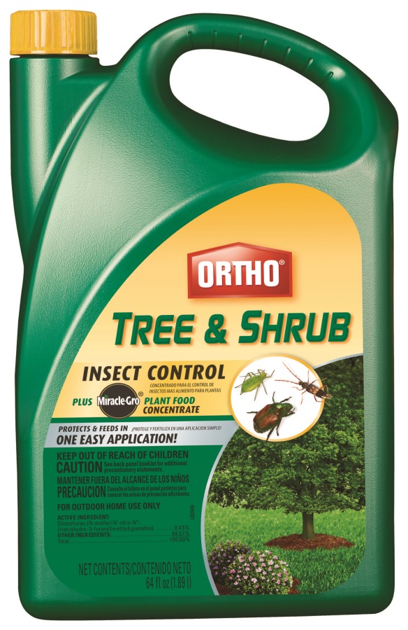 Ortho 9901310 Tree & Shrub Insect Control+MiracleGro Plant Food