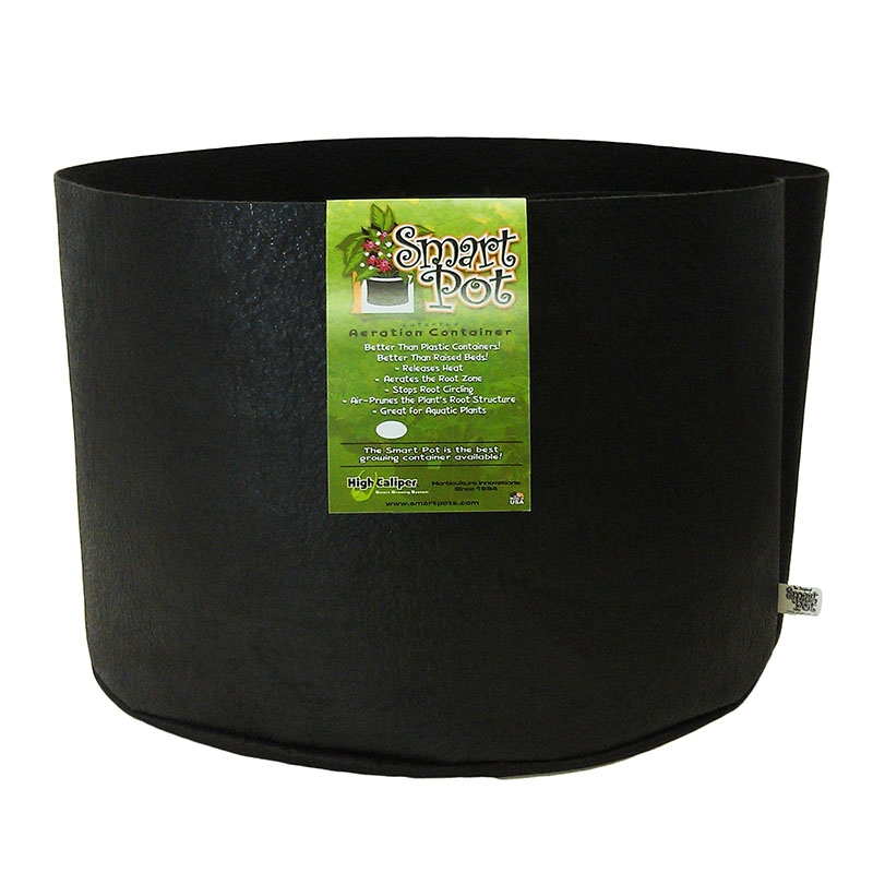 Smart Pot PH10002 8 x 7-Inch Black Smart Pot #2 Aeration Container at ...