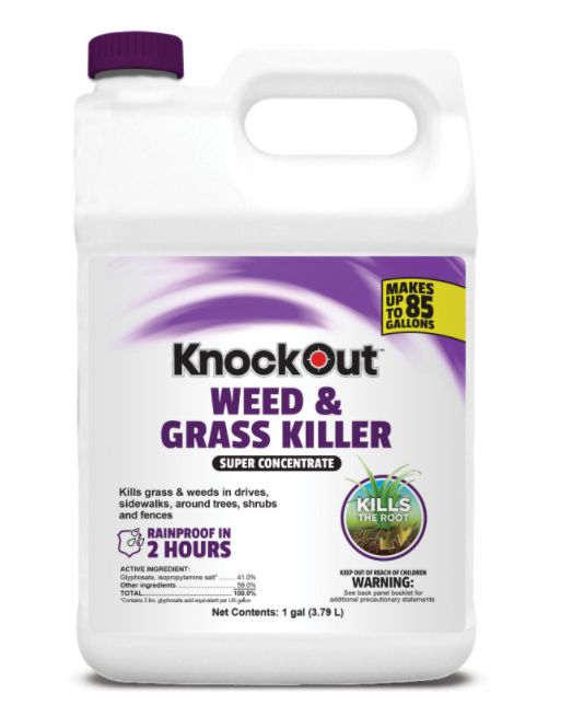 KnockOut 100538512 1Gallon Super Concentrate Weed And Grass Killer at