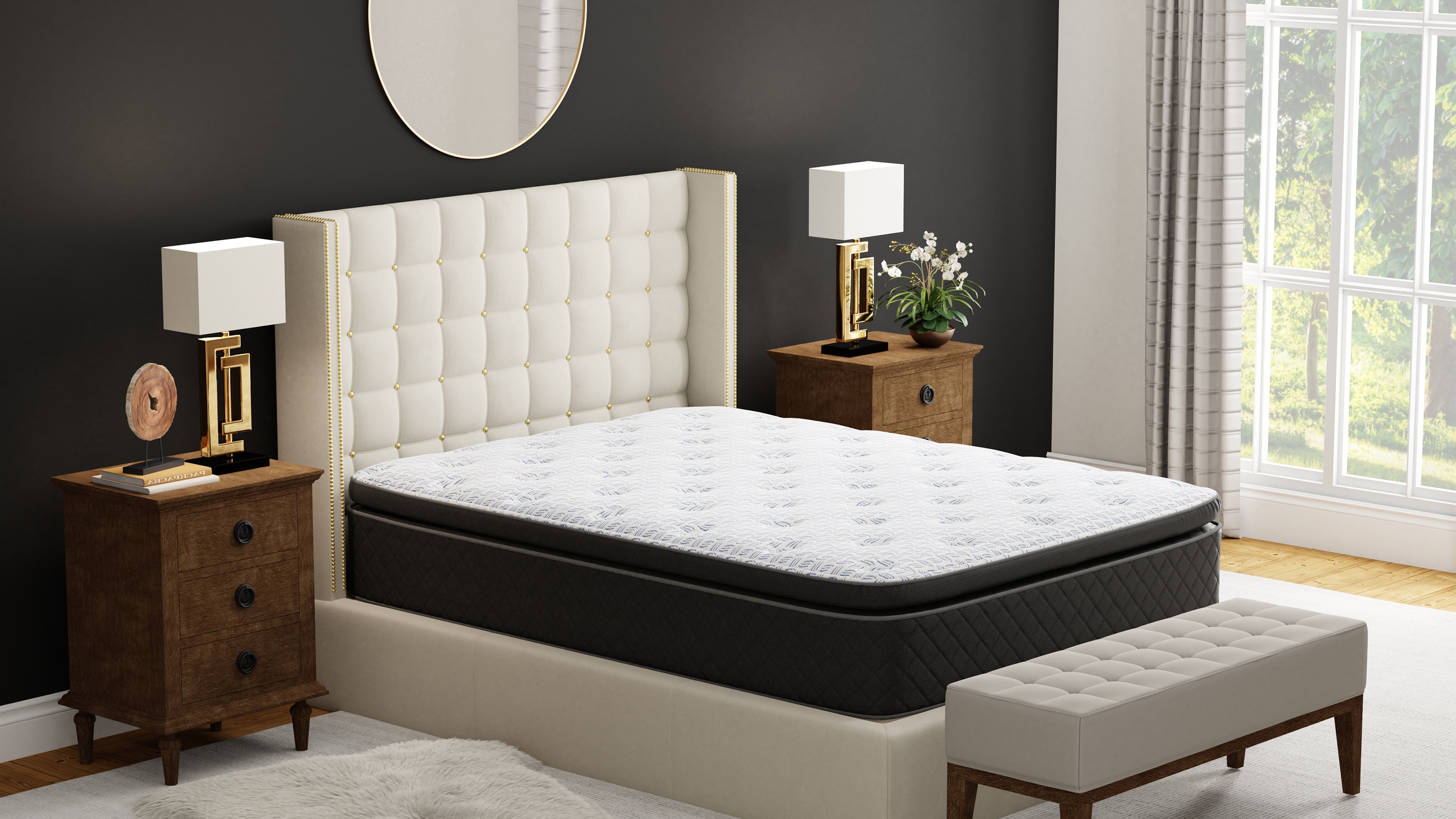 Titan 14 Inch Plush Pillow Top King Mattress