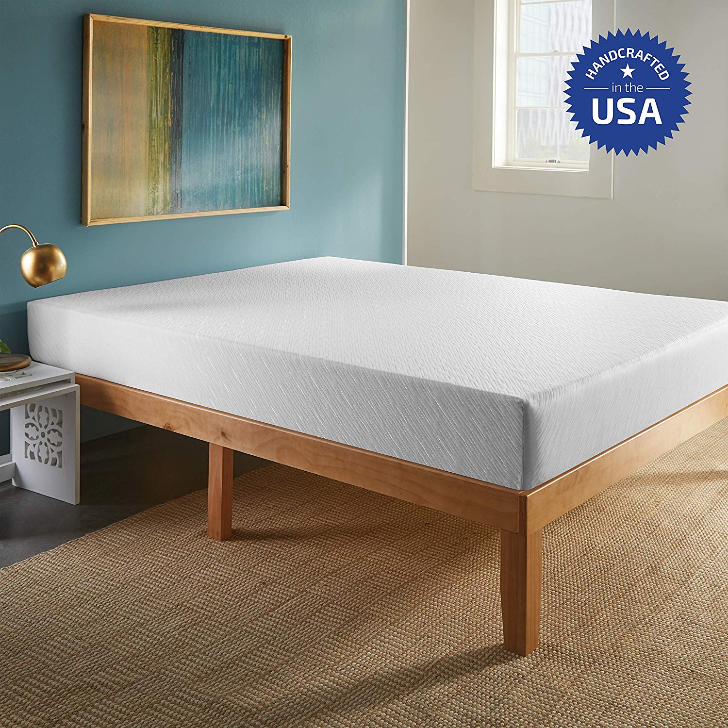 Sleep Inc M8X132/S20410Q Queen 10-Inch Memory Foam Mattress With ...