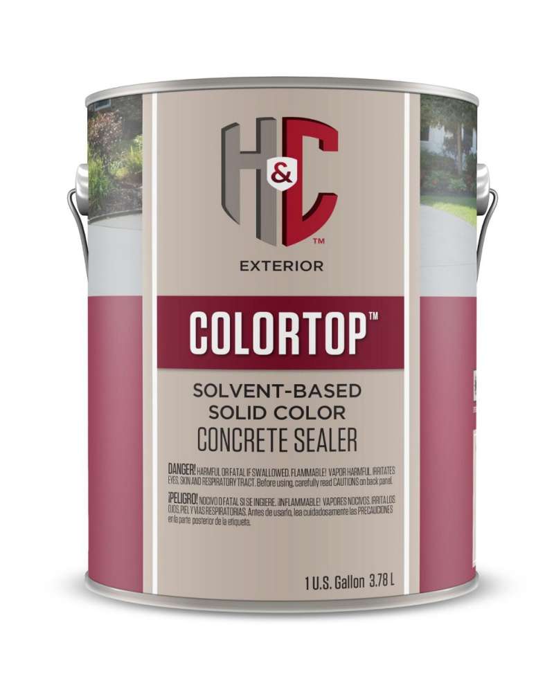 H&C Concrete 10.100004-16 Clear Gloss Colortop Solvent-Based Solid ...