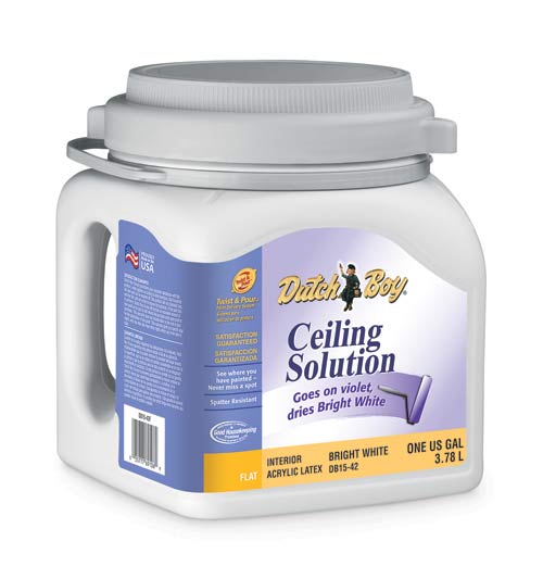 Dutch Boy Db1542 16 Ceiling Solution Paint Bright White Gallon At Dutch Boy Db1542 16 Ceiling Solution