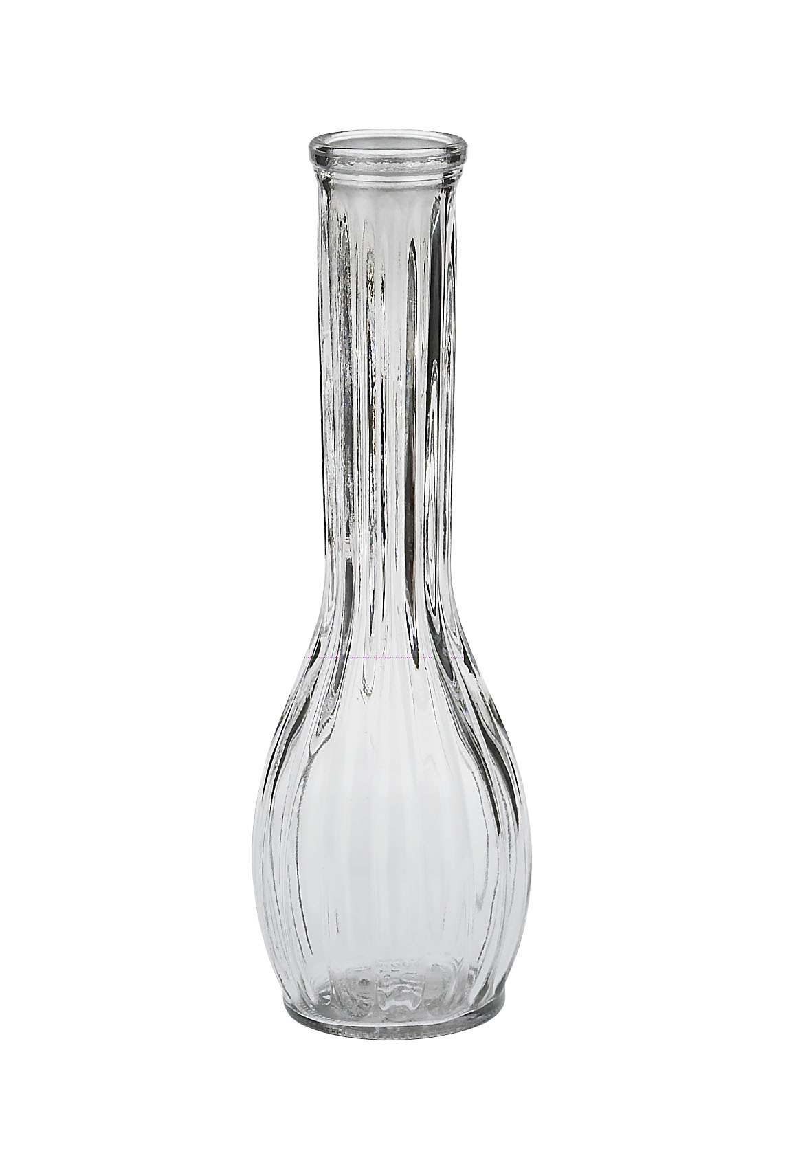 Sooner Wholesale Florist 2900 9Inch Clear Ribbed Bud Vase at Sutherlands