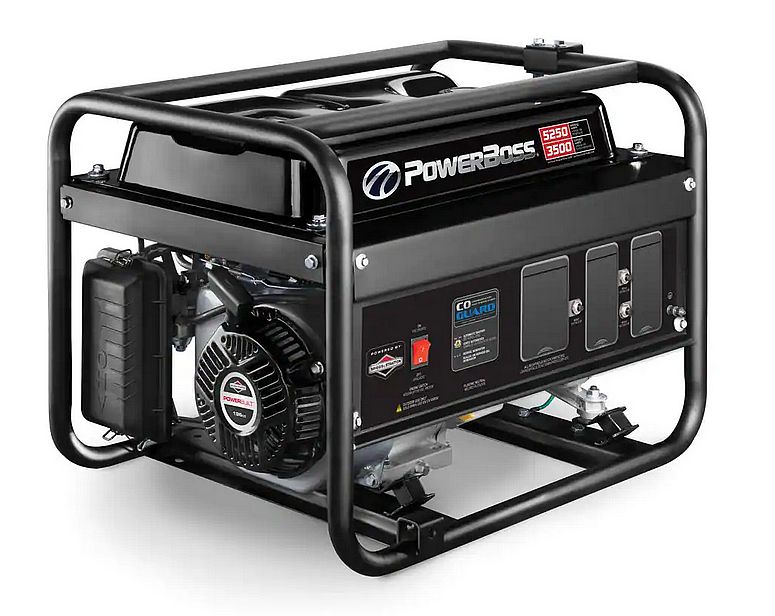 POWERBOSS 030755 3500-Watt Recoil Start Continuous Gasoline Portable ...