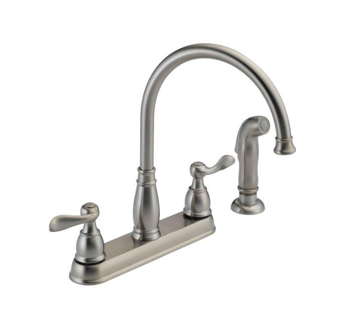 Delta Faucet 21996LFSS Stainless Windemere® 2Handle Kitchen Faucet