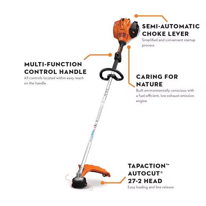 STIHL® FS 70 R 16-1/2-Inch Gasoline Straight Shaft Trimmer at Sutherlands