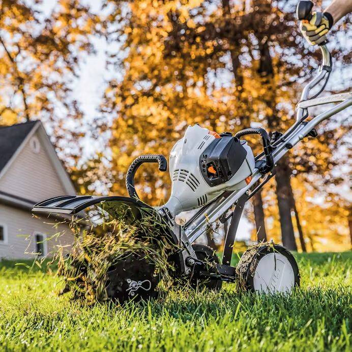 STIHL® MM 56 C-E SET Yard Boss® Mini Cultivator with Wheel Kit at ...