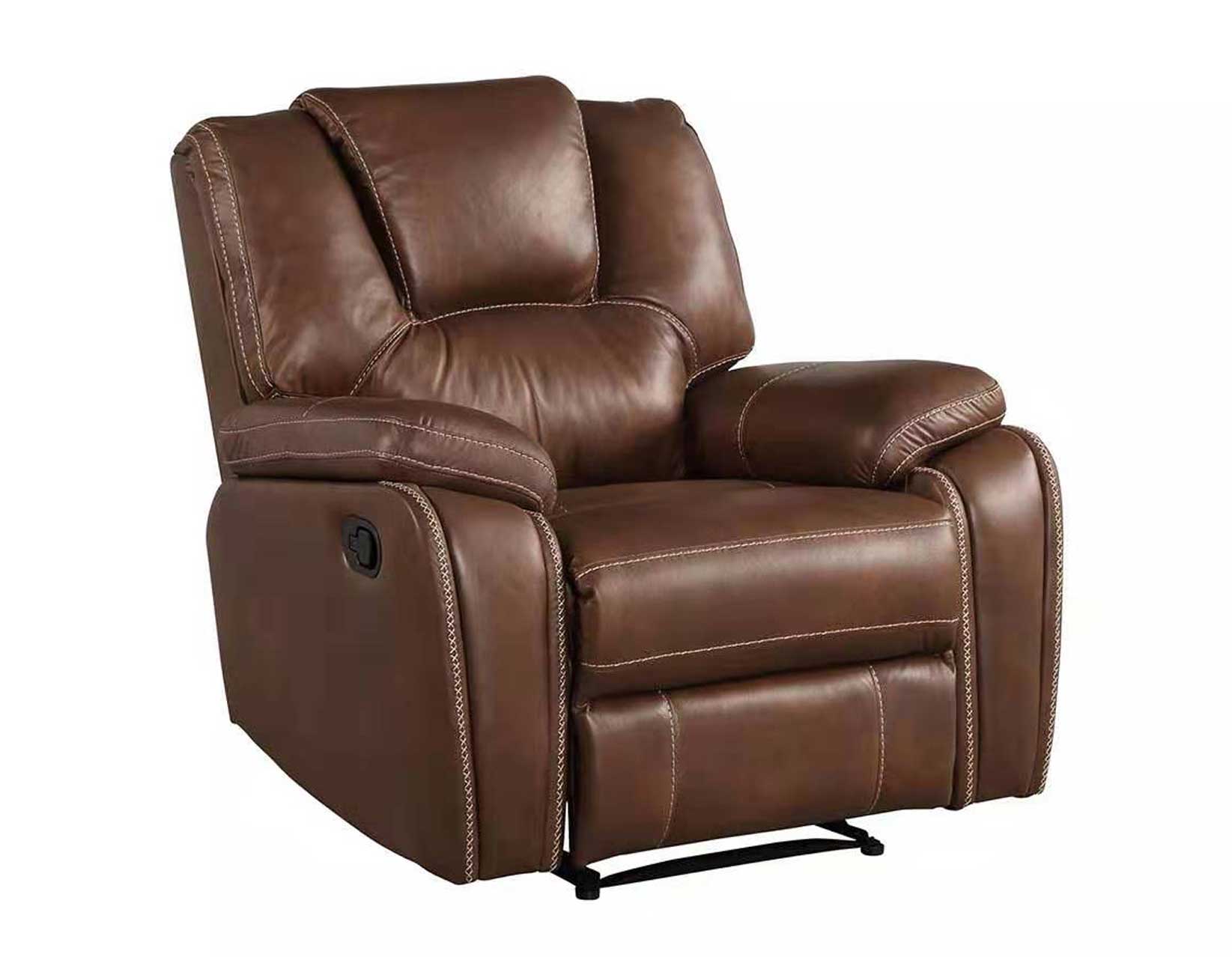 STEVE SILVER KT800CB Katrine Chestnut Manual Motion Recliner at Sutherlands