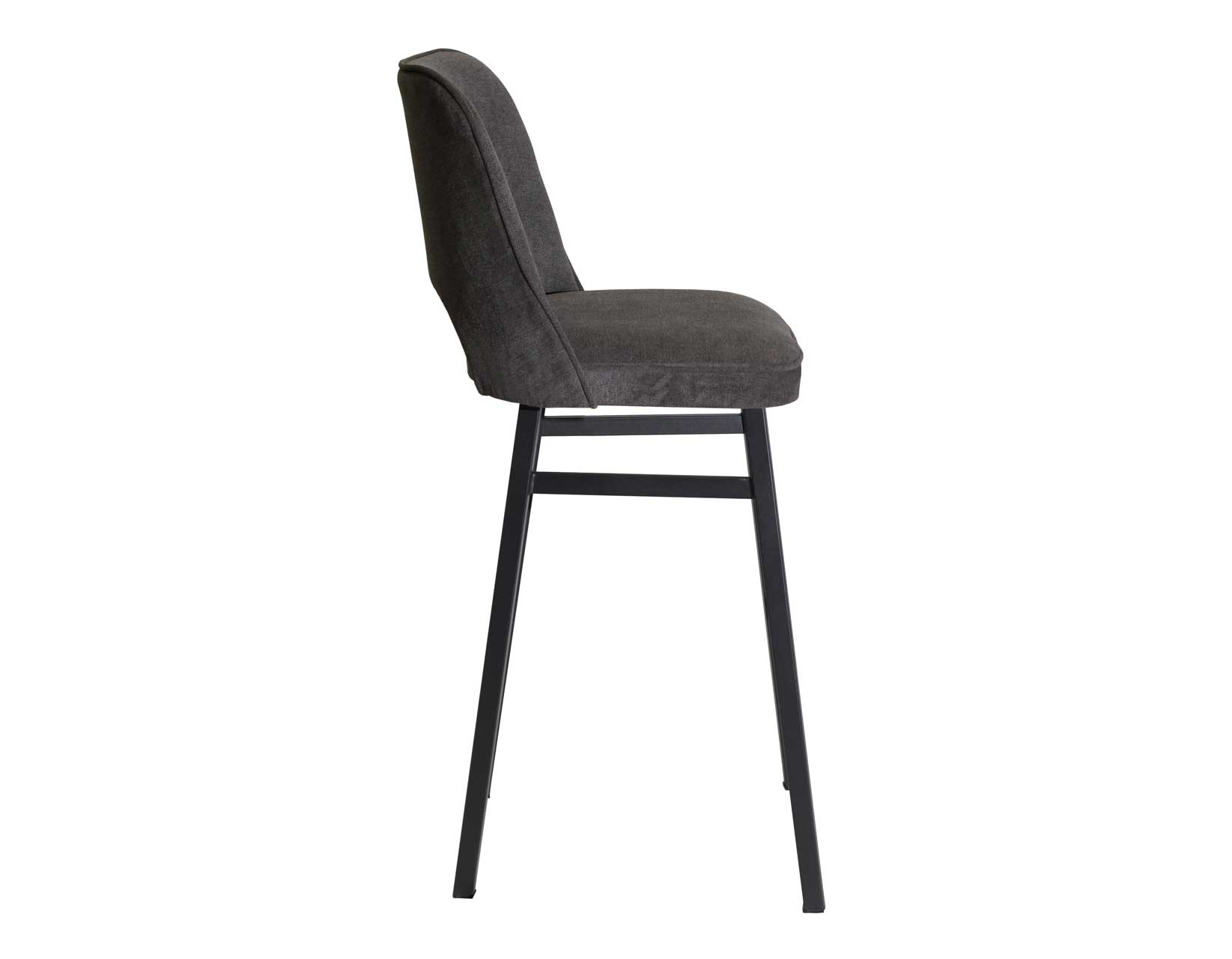 STEVE SILVER SRH600CS Sarah Gray Mid-Century Modern Counter Stool at ...