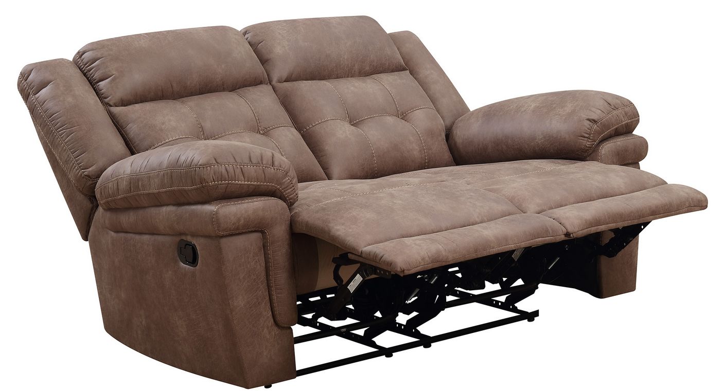 Steve Silver At850lc Anastasia Cocoa Reclining Loveseat At Sutherlands