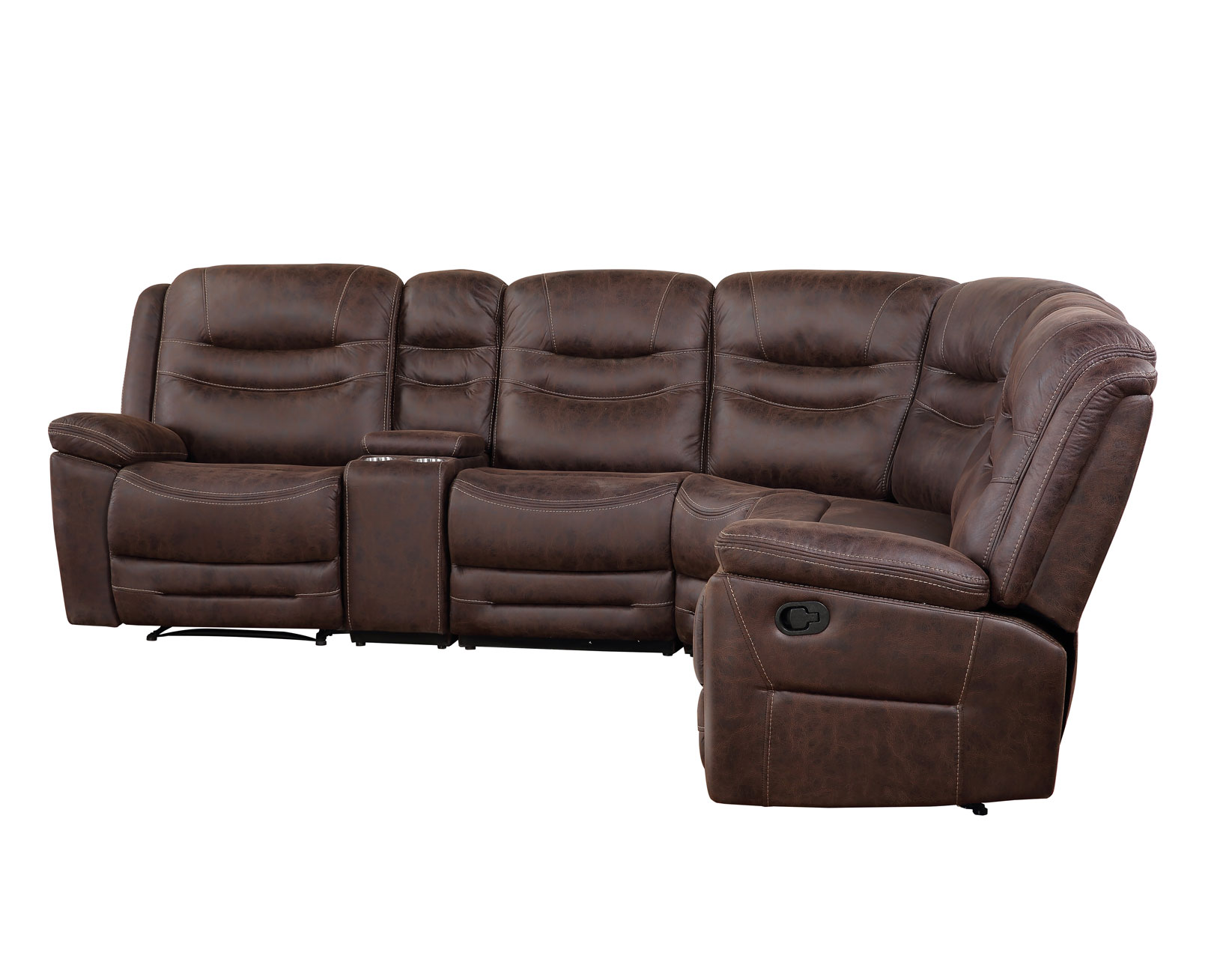 STEVE SILVER LX 6 PIECE SET Stetson 6Piece Brown Manual Reclining