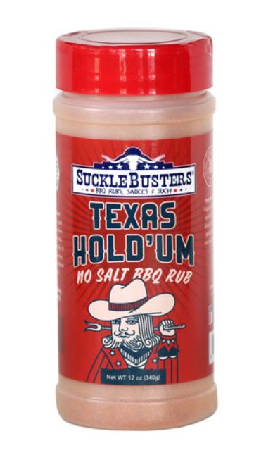 SUCKLEBUSTERS INC SBUM005 12-Ounce Texas Hold'um No Salt BBQ Rub at ...