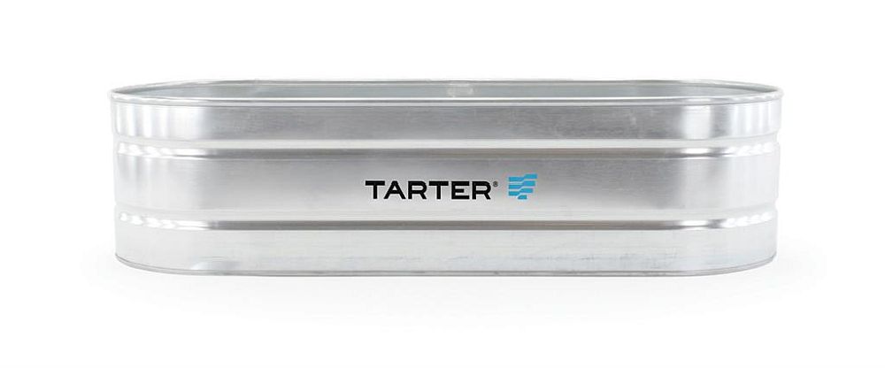 Tarter WT328 3 x 8 x 2-Foot 300-Gallon Oval Galvanized Steel Mega