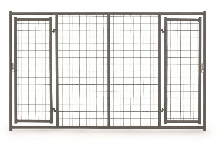 double door kennel panel