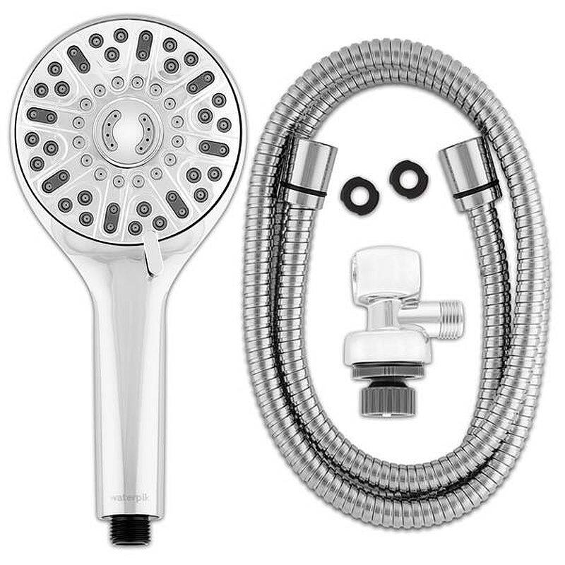 Waterpik QCW-763ME Showerclean Pro Hand Held Shower Head With ...