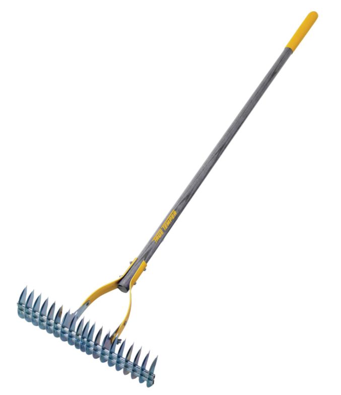 true temper 15 in thatching rake