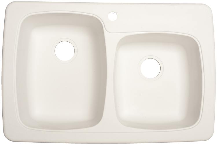 FRANKE DIG62F91PWT Composite Granite Double Bowl Dual Mount Kitchen