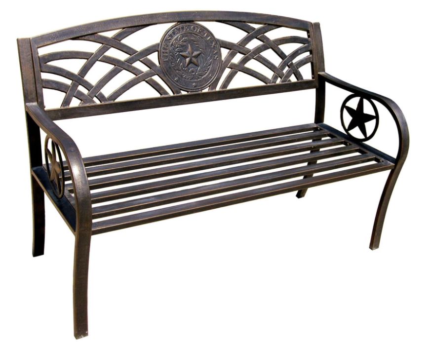 Leigh Country TX 93545 20 x 501/2 x 34Inch Bronze Steel Texas State