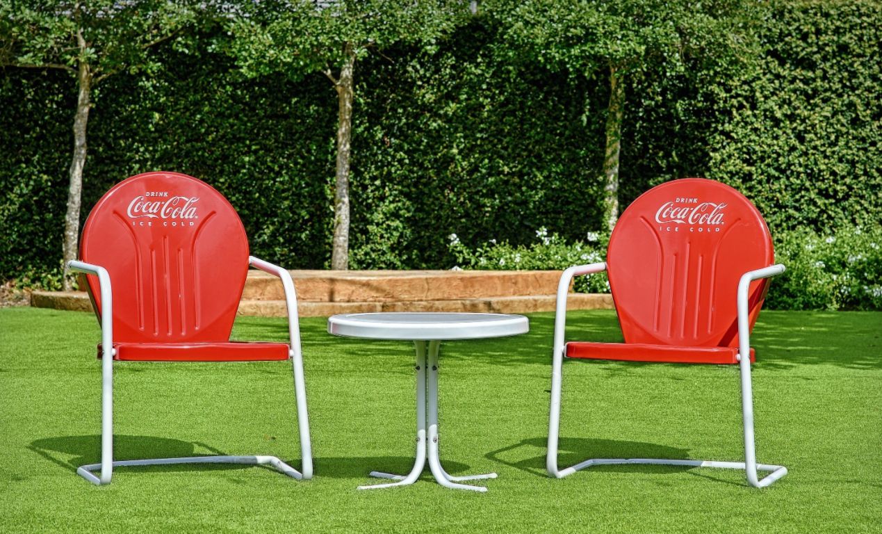 coca cola bistro set