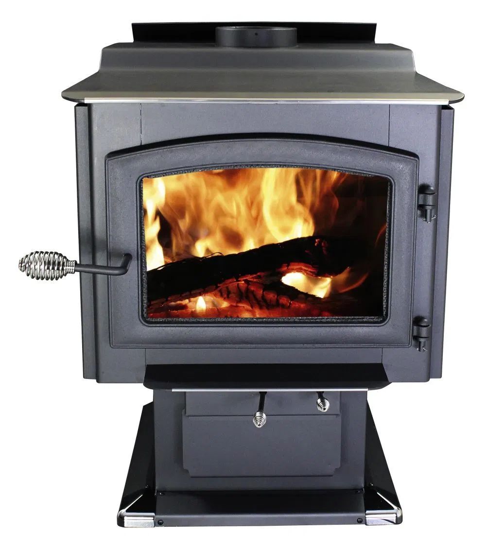 US Stove AW3200EP 3,200 Square Foot Wood Stove, Blower Optional at