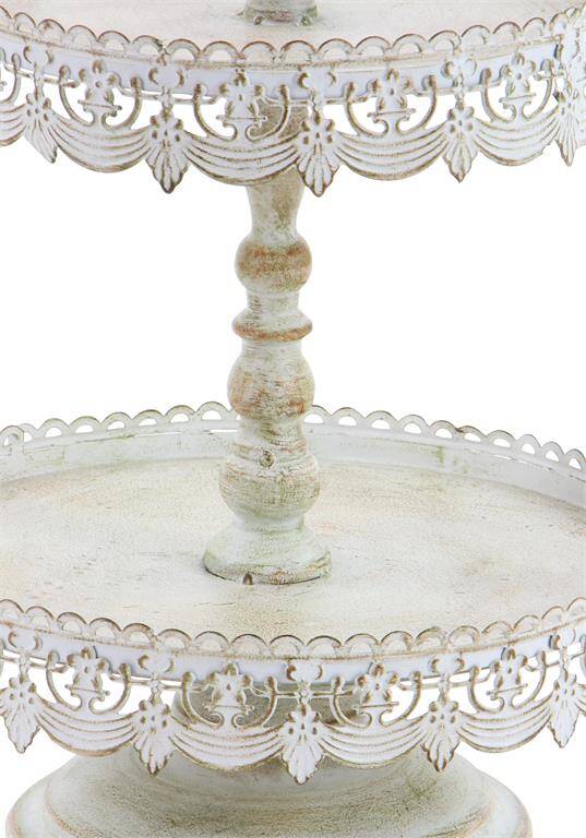 UMA 68765 24 x 12Inch White Metal 2Tier Tray at Sutherlands