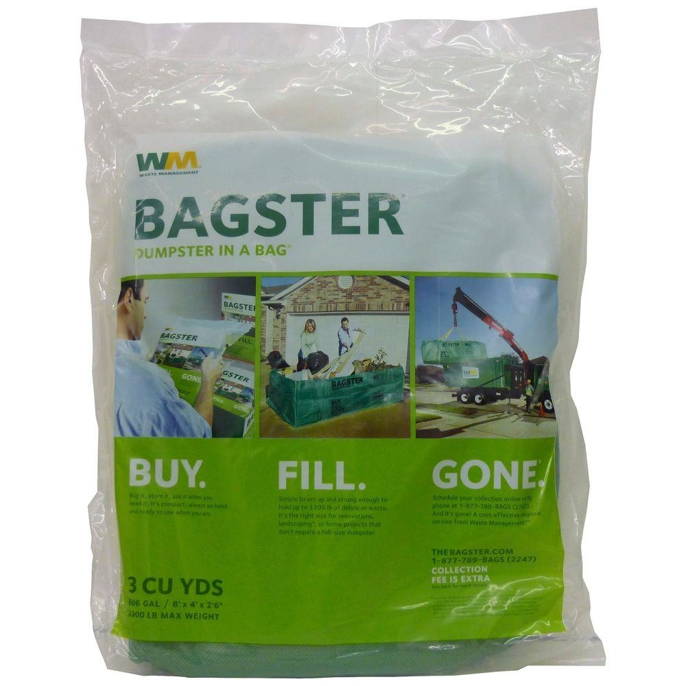 WM BAGCO, LLC BAG 3Cu. Yd. Bagster Dumpster In A Bag at Sutherlands