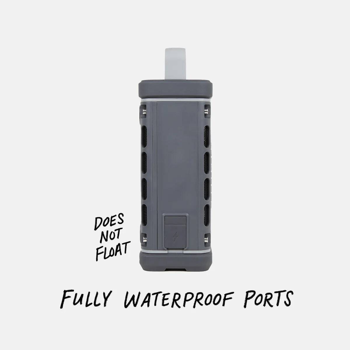 Turtlebox Ranger Party Mode Turtlebox TBRANG GRAYDLR4 Ranger Rugged Ultra-Portable Speaker Premium ...