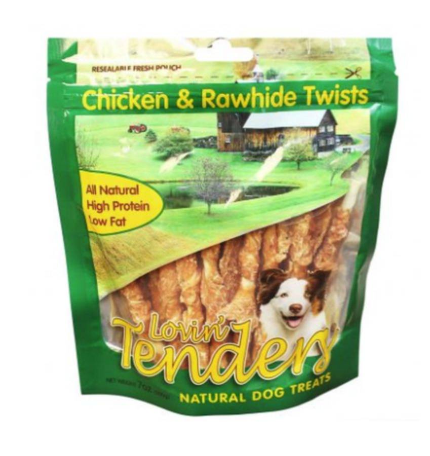lovin tenders chicken and rawhide twists