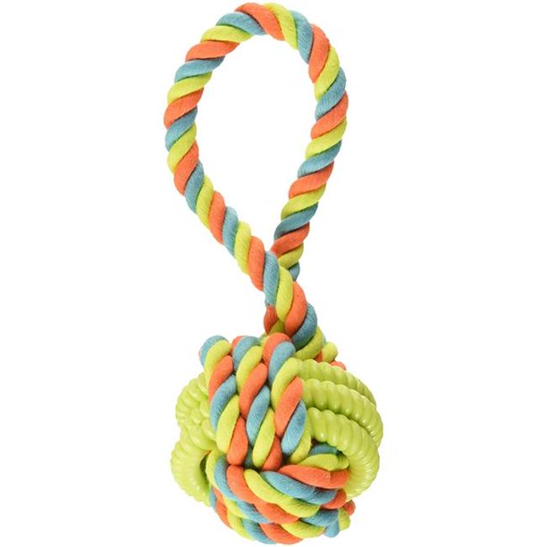 Chomper WB15507 Medium Multi-Colored Rope Tug Dog Toy With ...