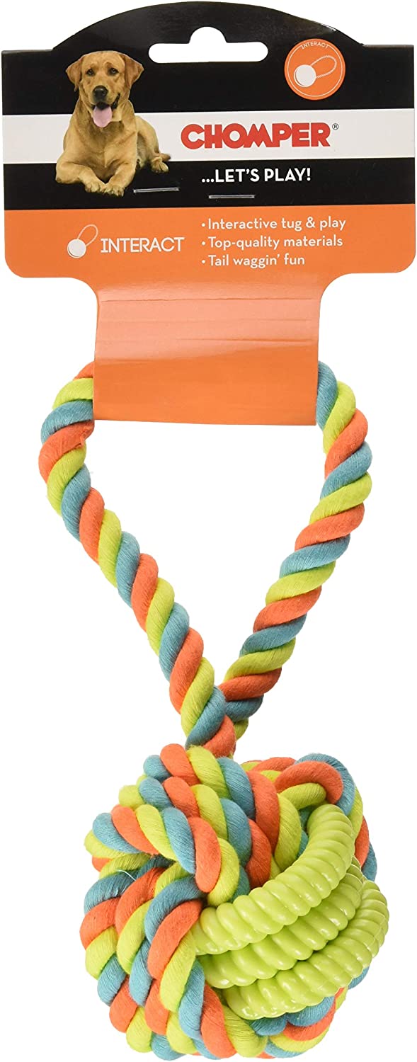 Chomper WB15507 Medium Multi-Colored Rope Tug Dog Toy With ...
