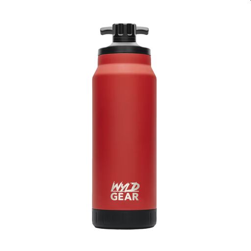 Wyoming State Flag 34oz Mag Bottle - Red