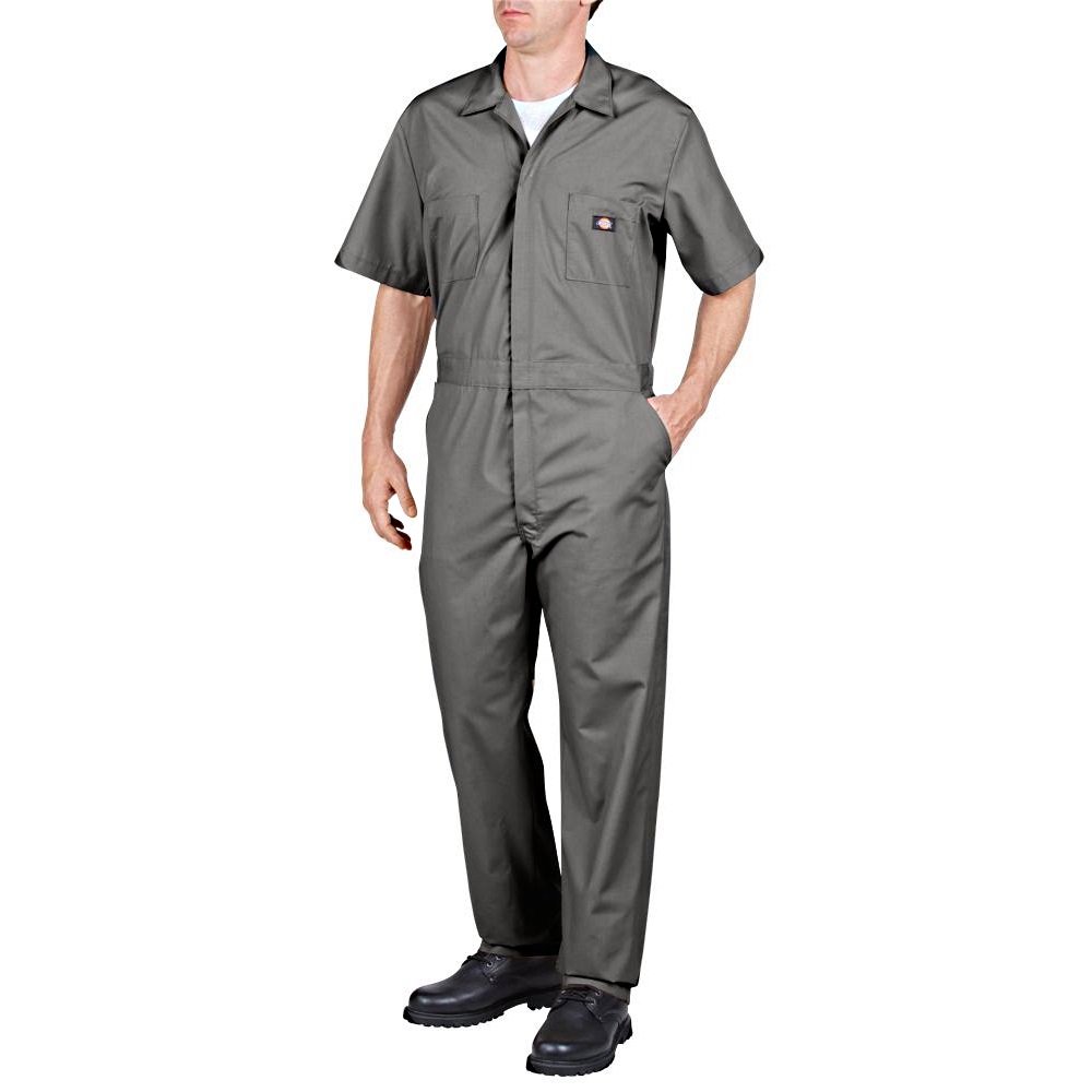 Dickies 33999GY Large Gray Short Sleeve Coverall at Sutherlands